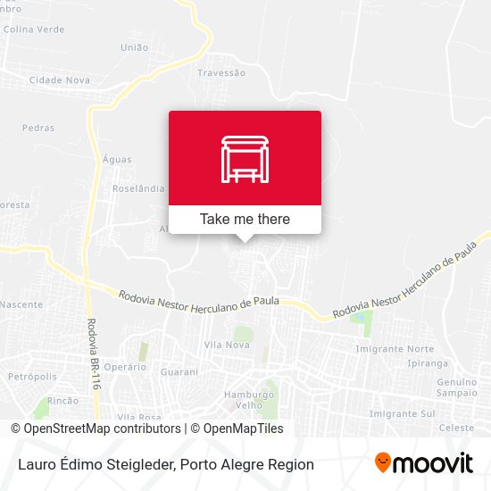 Lauro Édimo Steigleder map