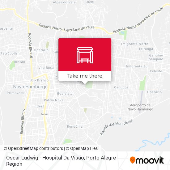 Oscar Ludwig - Hospital Da Visão map