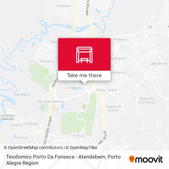 Teodomiro Porto Da Fonseca - Atendebem map