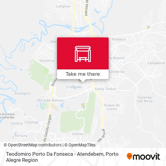 Mapa Teodomiro Porto Da Fonseca - Atendebem