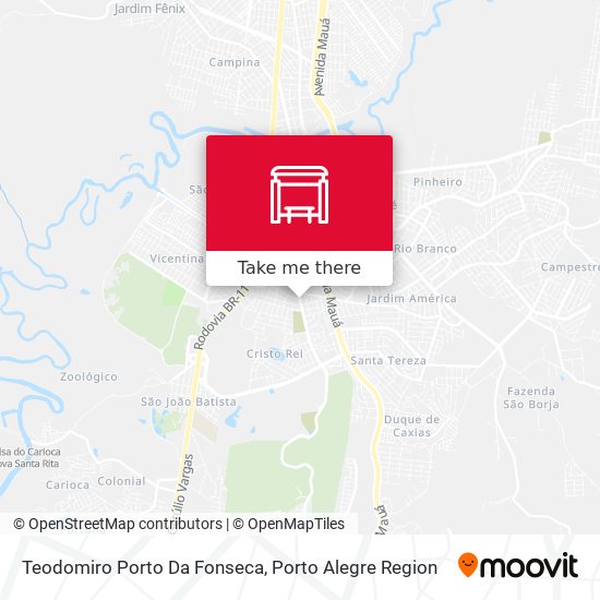 Teodomiro Porto Da Fonseca map