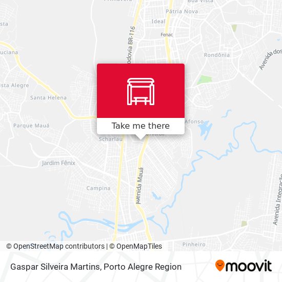 Gaspar Silveira Martins map