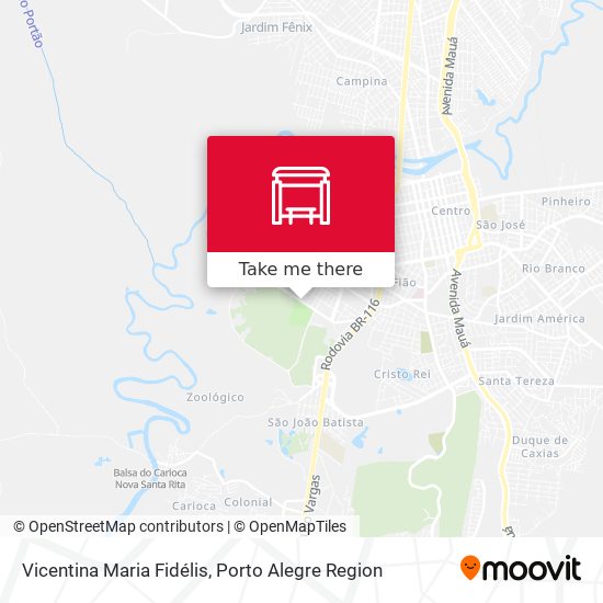 Vicentina Maria Fidélis map