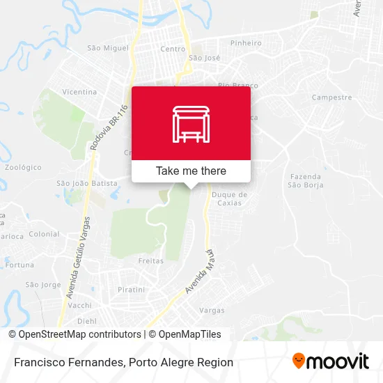 Francisco Fernandes map