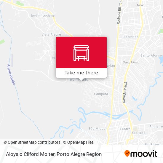 Aloysio Cliford Molter map