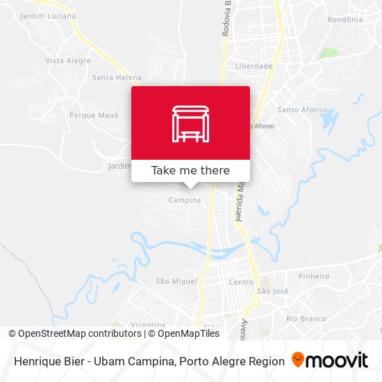 Henrique Bier - Ubam Campina map