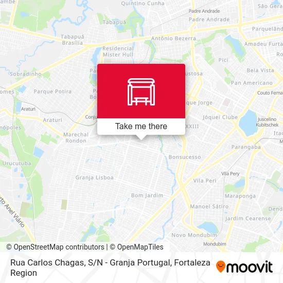 Rua Carlos Chagas, S / N - Granja Portugal map