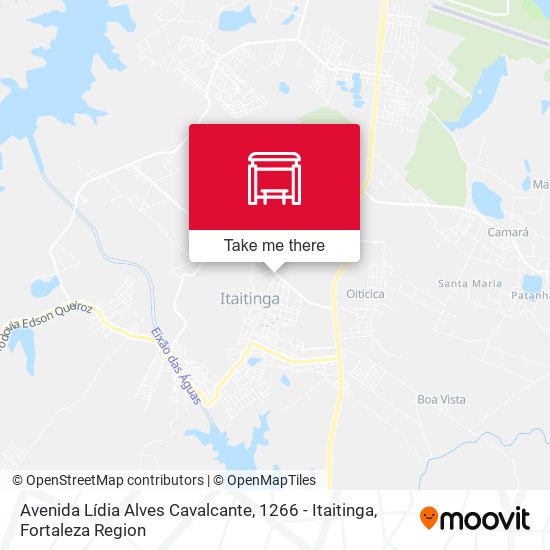 Avenida Lídia Alves Cavalcante, 1266 - Itaitinga map