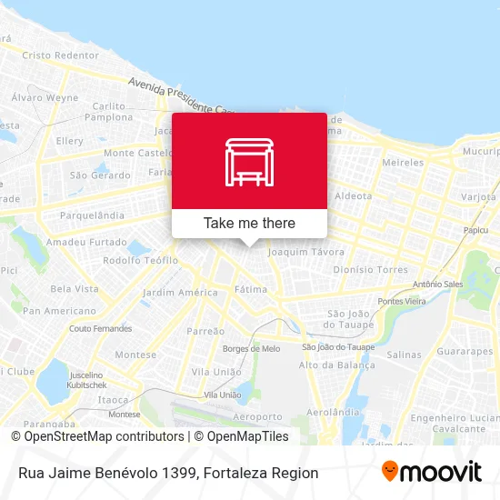 Rua Jaime Benévolo 1399 map