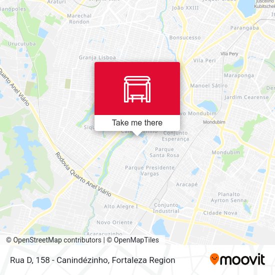 Rua D, 158 - Canindézinho map
