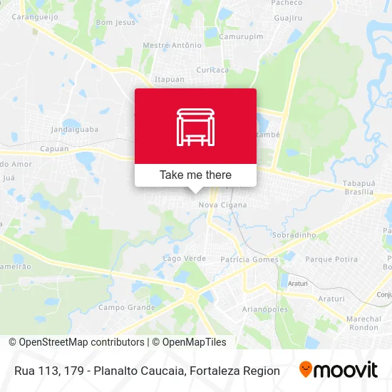 Rua 113, 179 - Planalto Caucaia map