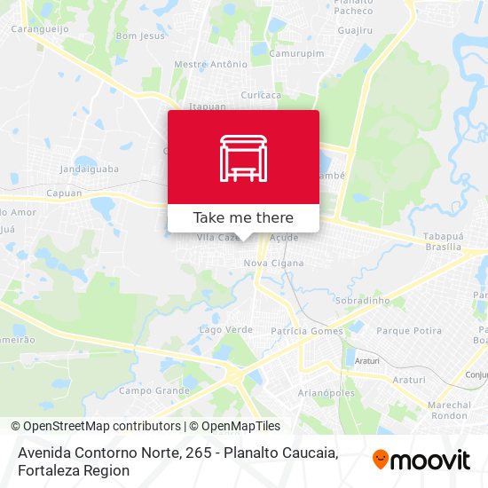 Avenida Contorno Norte, 265 - Planalto Caucaia map