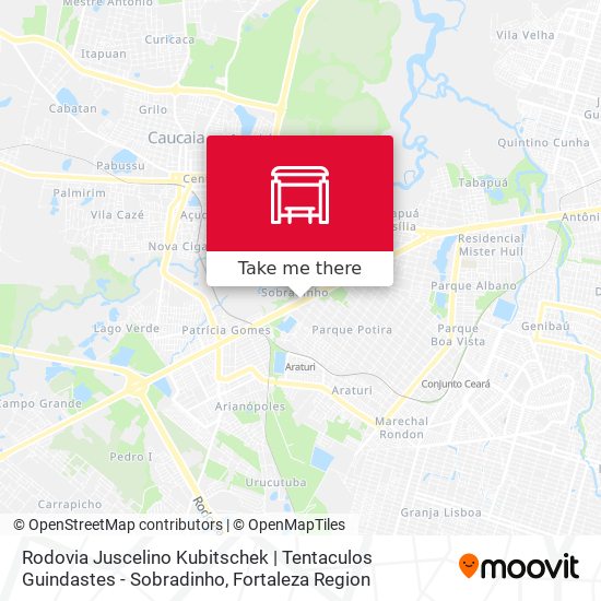 Rodovia Juscelino Kubitschek | Tentaculos Guindastes - Sobradinho map