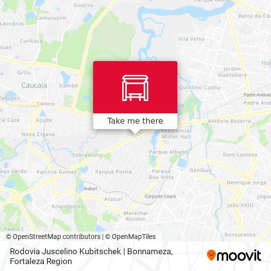 Rodovia Juscelino Kubitschek | Bonnameza map
