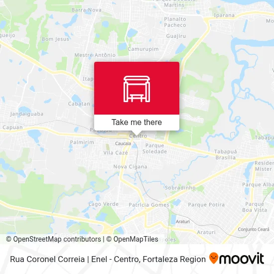 Rua Coronel Correia | Enel - Centro map