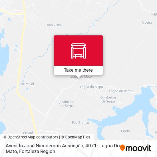 Avenida José Nicodemos Assunção, 4071- Lagoa Do Mato map
