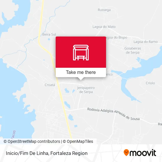 Inicio/Fim De Linha map