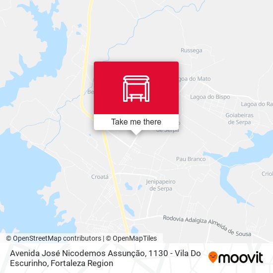 Avenida José Nicodemos Assunção, 1130 - Vila Do Escurinho map