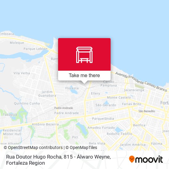 Rua Doutor Hugo Rocha, 815 - Álwaro Weyne map