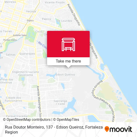 Rua Doutor Monteiro, 137 - Edson Queiroz map