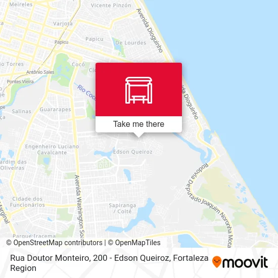 Rua Doutor Monteiro, 200 - Edson Queiroz map