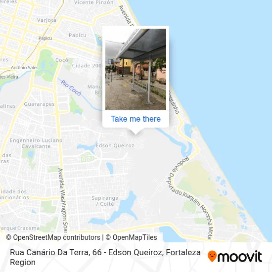 Rua Canário Da Terra, 66 - Edson Queiroz map