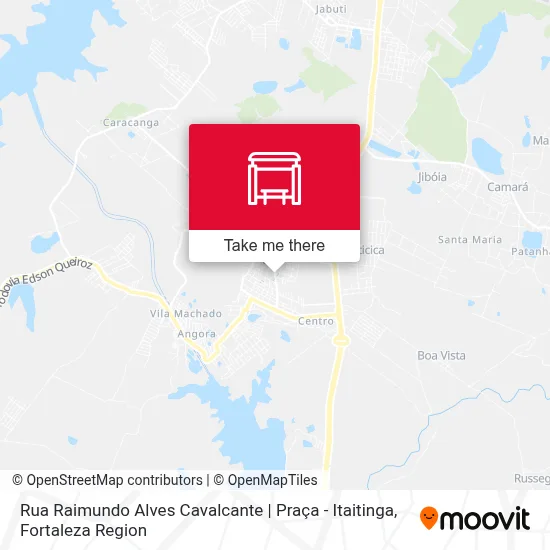 Rua Raimundo Alves Cavalcante | Praça - Itaitinga map