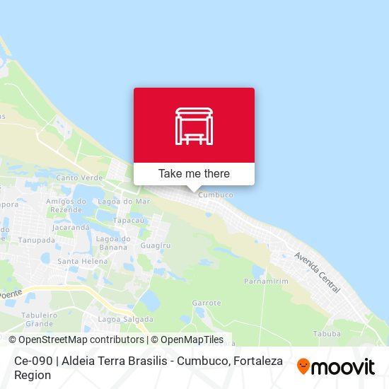 Ce-090 | Aldeia Terra Brasilis - Cumbuco map