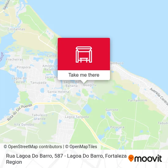 Rua Lagoa Do Barro, 587 - Lagoa Do Barro map