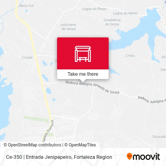 Ce-350 | Entrada Jenipapeiro map