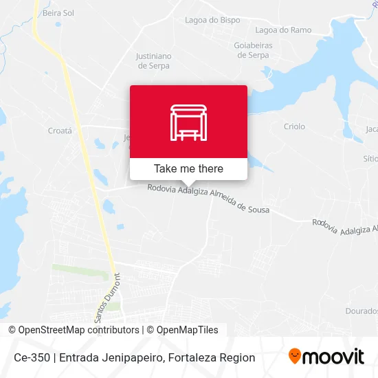 Ce-350 | Entrada Jenipapeiro map