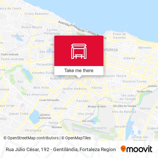 Rua Júlio César, 192 - Gentilândia map