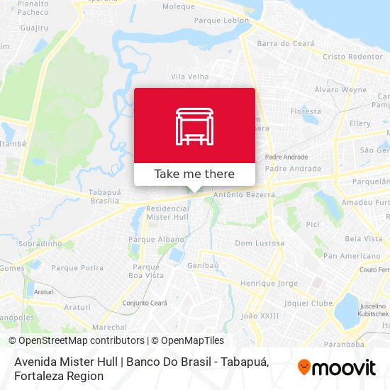 Avenida Mister Hull | Banco Do Brasil - Tabapuá map