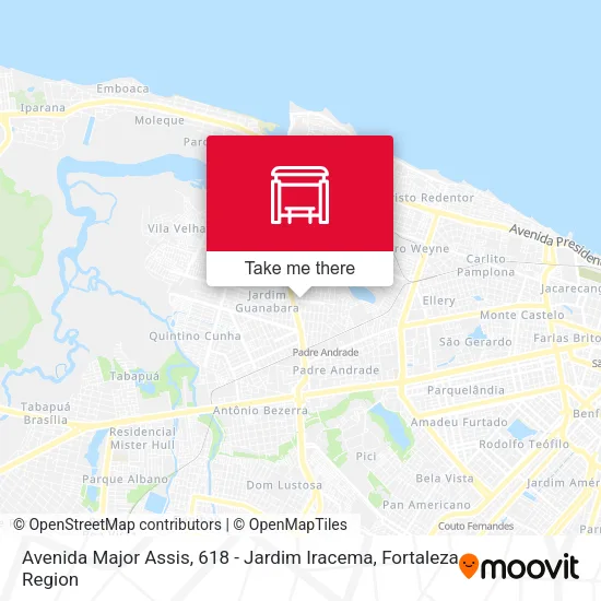Mapa Avenida Major Assis, 618 - Jardim Iracema