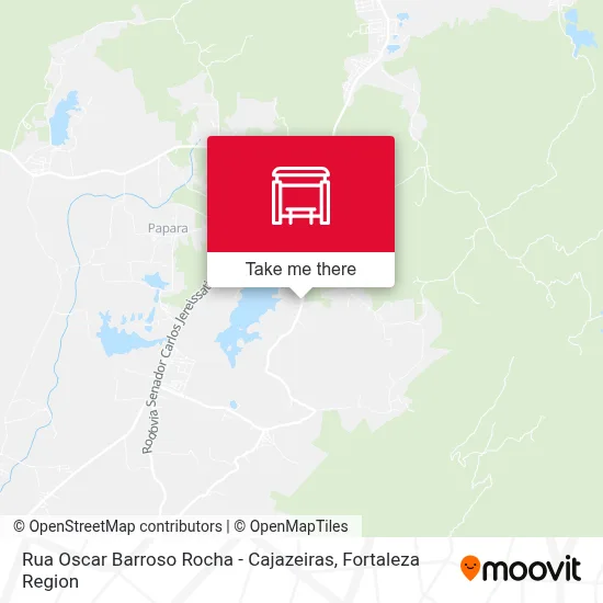 Rua Oscar Barroso Rocha - Cajazeiras map