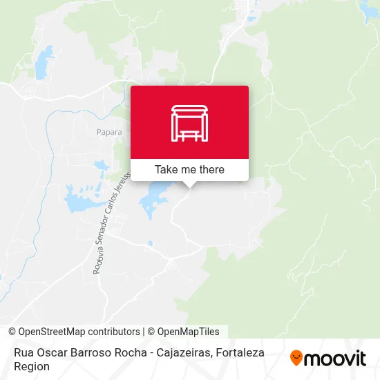 Rua Oscar Barroso Rocha - Cajazeiras map