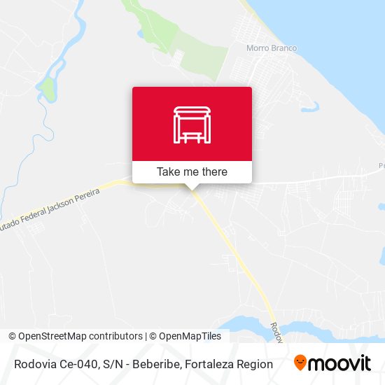 Rodovia Ce-040, S/N - Beberibe map