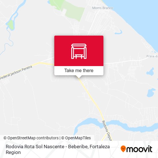 Rodovia Rota Sol Nascente - Beberibe map