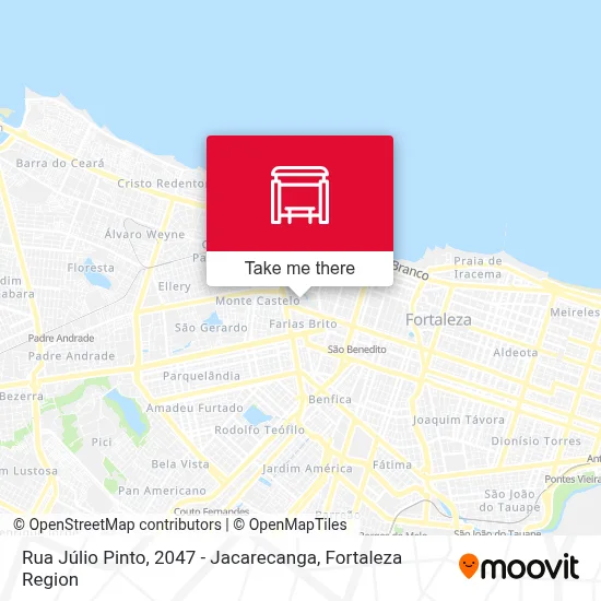 Rua Júlio Pinto, 2047 - Jacarecanga map