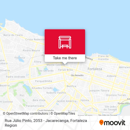 Rua Júlio Pinto, 2053 - Jacarecanga map