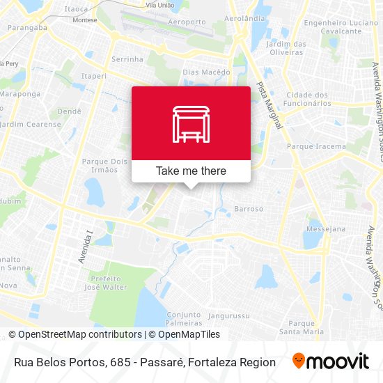 Rua Belos Portos, 685 - Passaré map