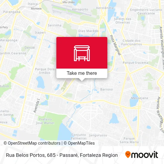 Rua Belos Portos, 685 - Passaré map