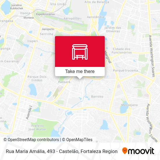 Rua Maria Amália, 493 - Castelão map