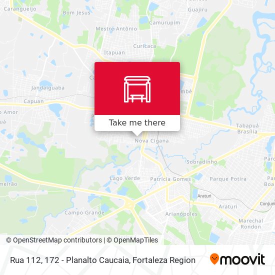 Rua 112, 172 - Planalto Caucaia map