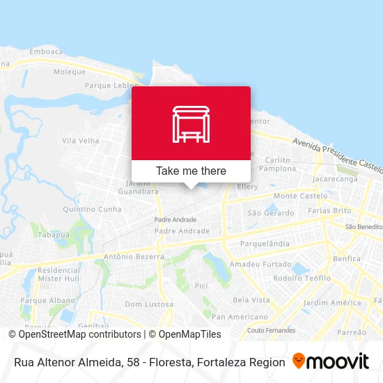 Rua Altenor Almeida, 58 - Floresta map