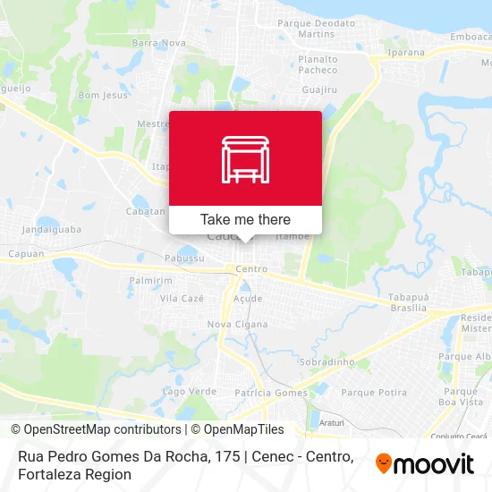 Rua Pedro Gomes Da Rocha, 175 | Cenec - Centro map