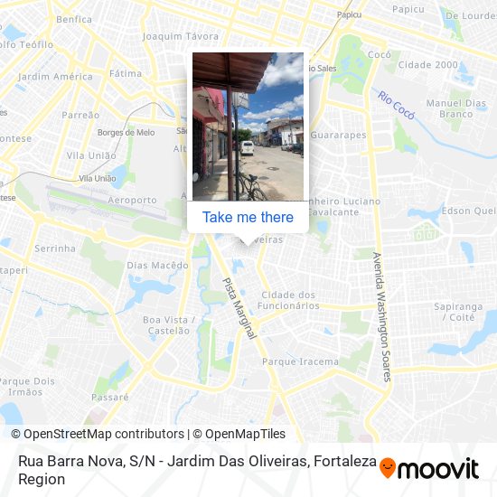 Rua Barra Nova, S / N - Jardim Das Oliveiras map