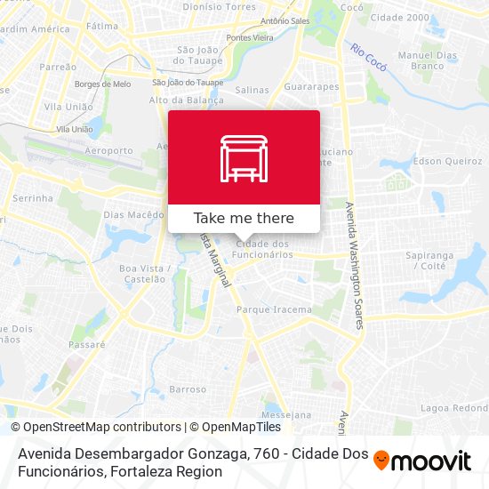 Avenida Desembargador Gonzaga, 760 - Cidade Dos Funcionários map