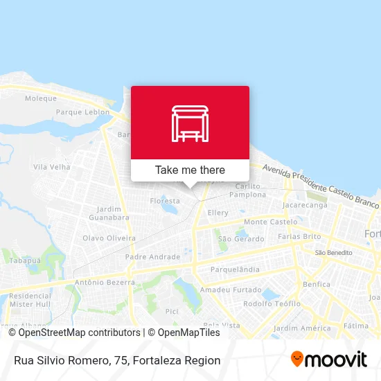Rua Silvio Romero, 75 map