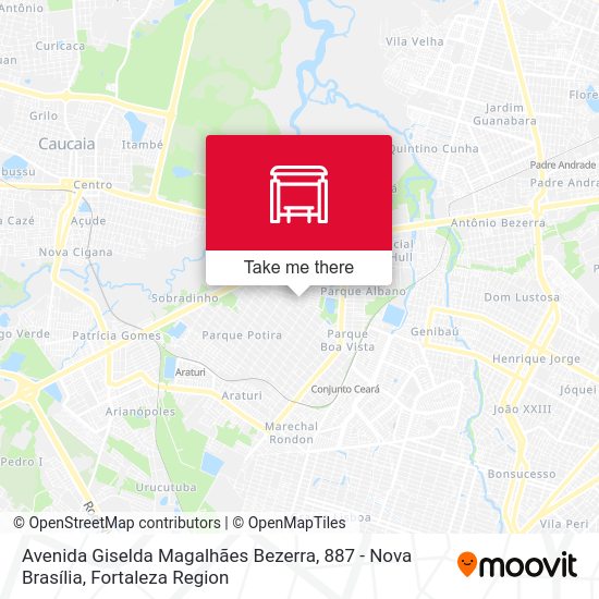 Avenida Giselda Magalhães Bezerra, 887 - Nova Brasília map